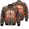 Merry Christmas Tis The Season To Be Jolly Reindeer Retro Christmas Holiday Gifts Unisex 3D Bomber Jacket