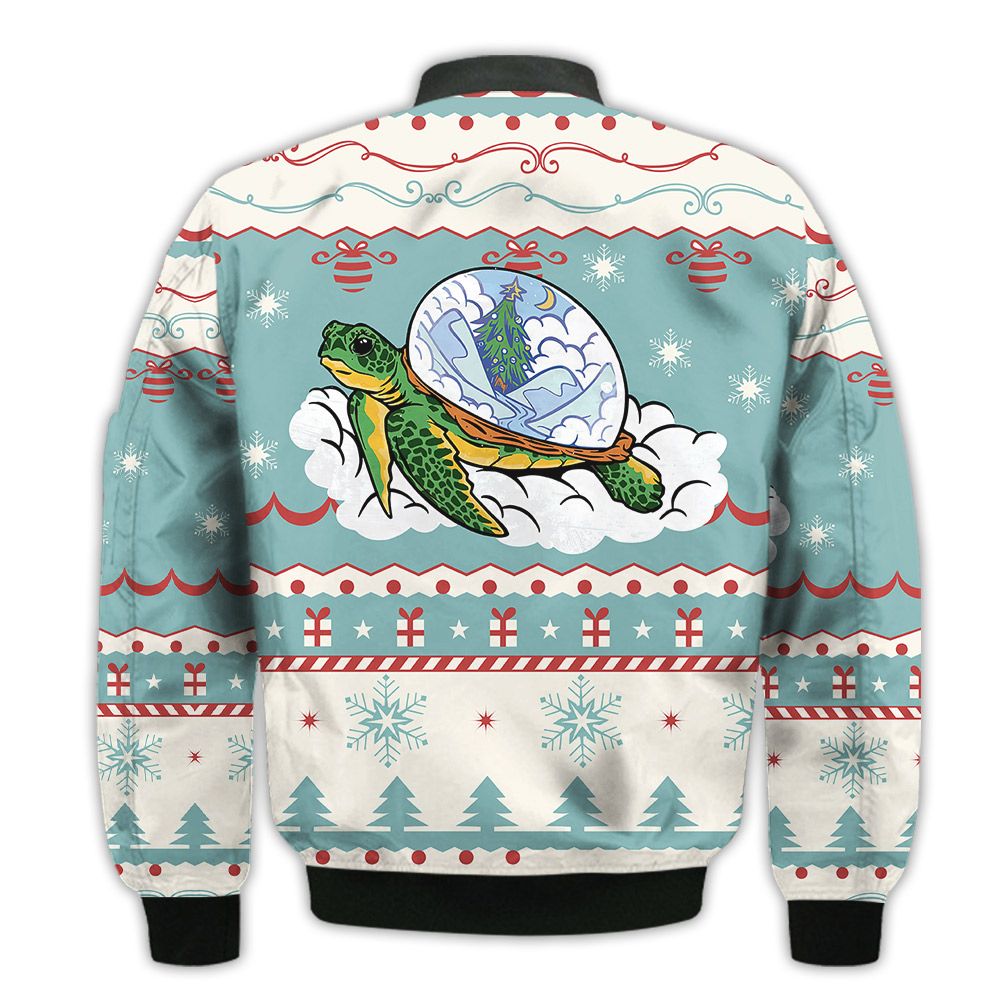 Merry-Christmas-Turtle-Retro-Christmas-Holiday-Gifts-Unisex-3D-Bomber-Jacket-2