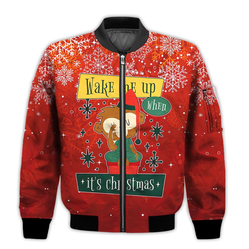 Merry-Christmas-Wake-Me-Up-When-Its-Christmas-Retro-Christmas-Holiday-Gifts-Unisex-3D-Bomber-Jacket-1