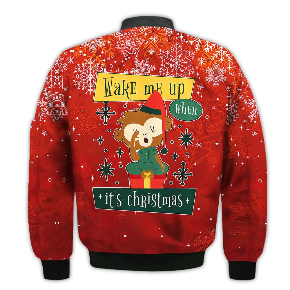Merry-Christmas-Wake-Me-Up-When-Its-Christmas-Retro-Christmas-Holiday-Gifts-Unisex-3D-Bomber-Jacket-2