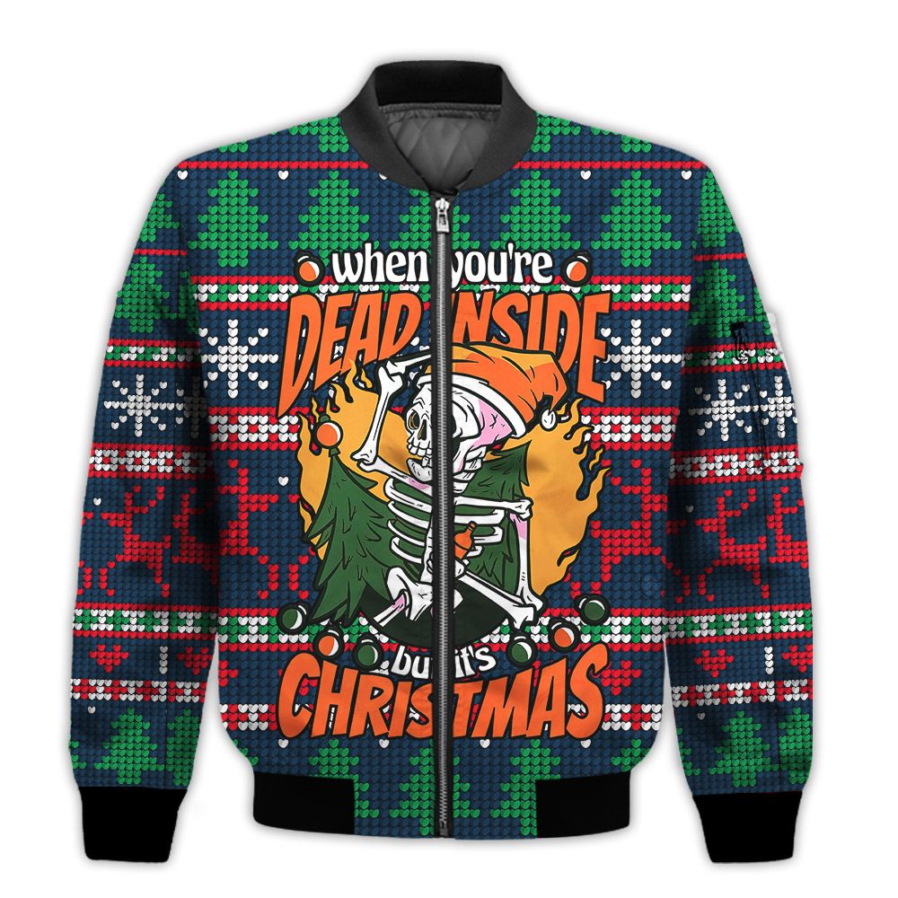 Merry-Christmas-When-Youre-Dead-Inside-But-Its-Christmas-Retro-Christmas-Holiday-Gifts-Unisex-3D-Bomber-Jacket-1