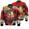 Merry Christmas You Are All I Want For Christmas Retro Christmas Holiday Gifts Unisex 3D Bomber Jacket