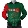 Mexico Coat Of Arms Men Bomber Jacket  Simple Style J78 Bomber Jacket