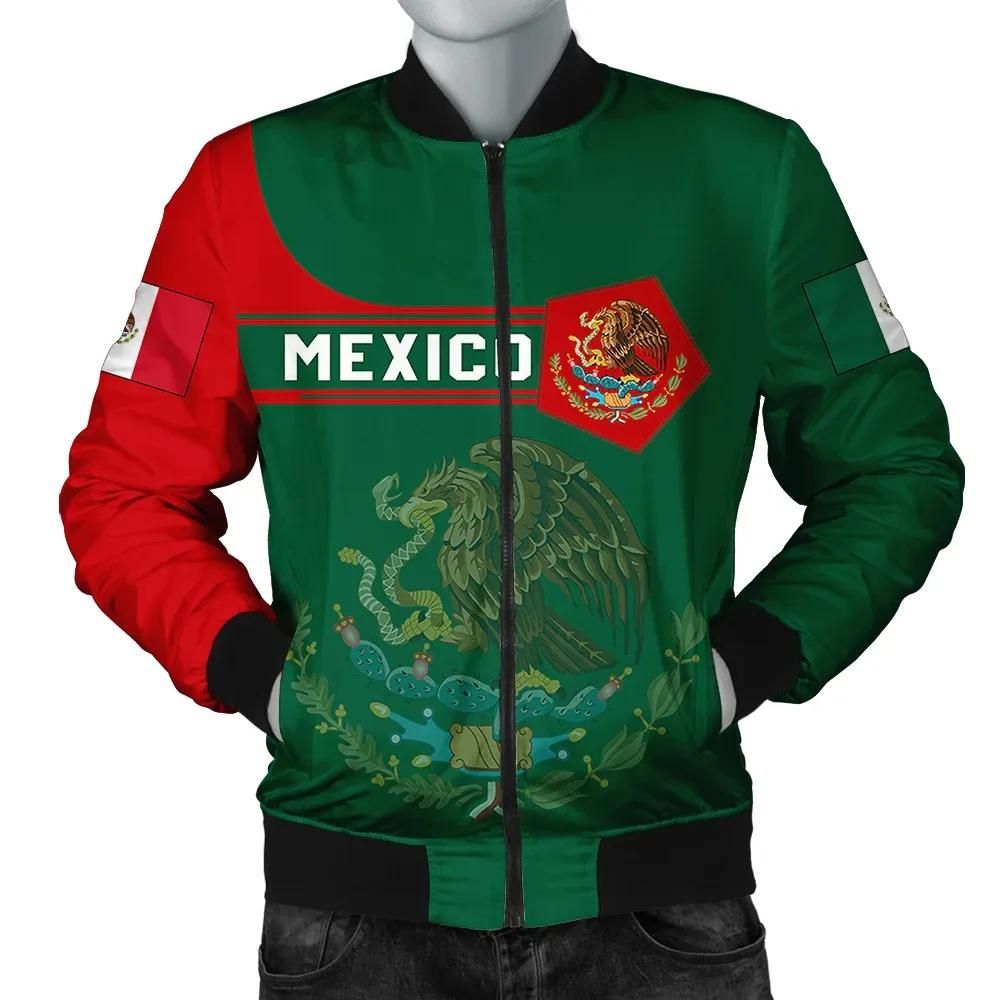 Mexico Coat Of Arms Men Bomber Jacket Simple Style J78 Bomber Jacket Mexico Coat Of Arms Men Bomber Jacket Simple Style J78 Bomber Jacket