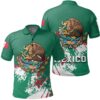 Mexico Coat Of Arms Polo Shirt Spaint Style J8W