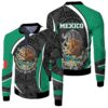 Mexico Flag Patriotic 3D Bomber Jacket