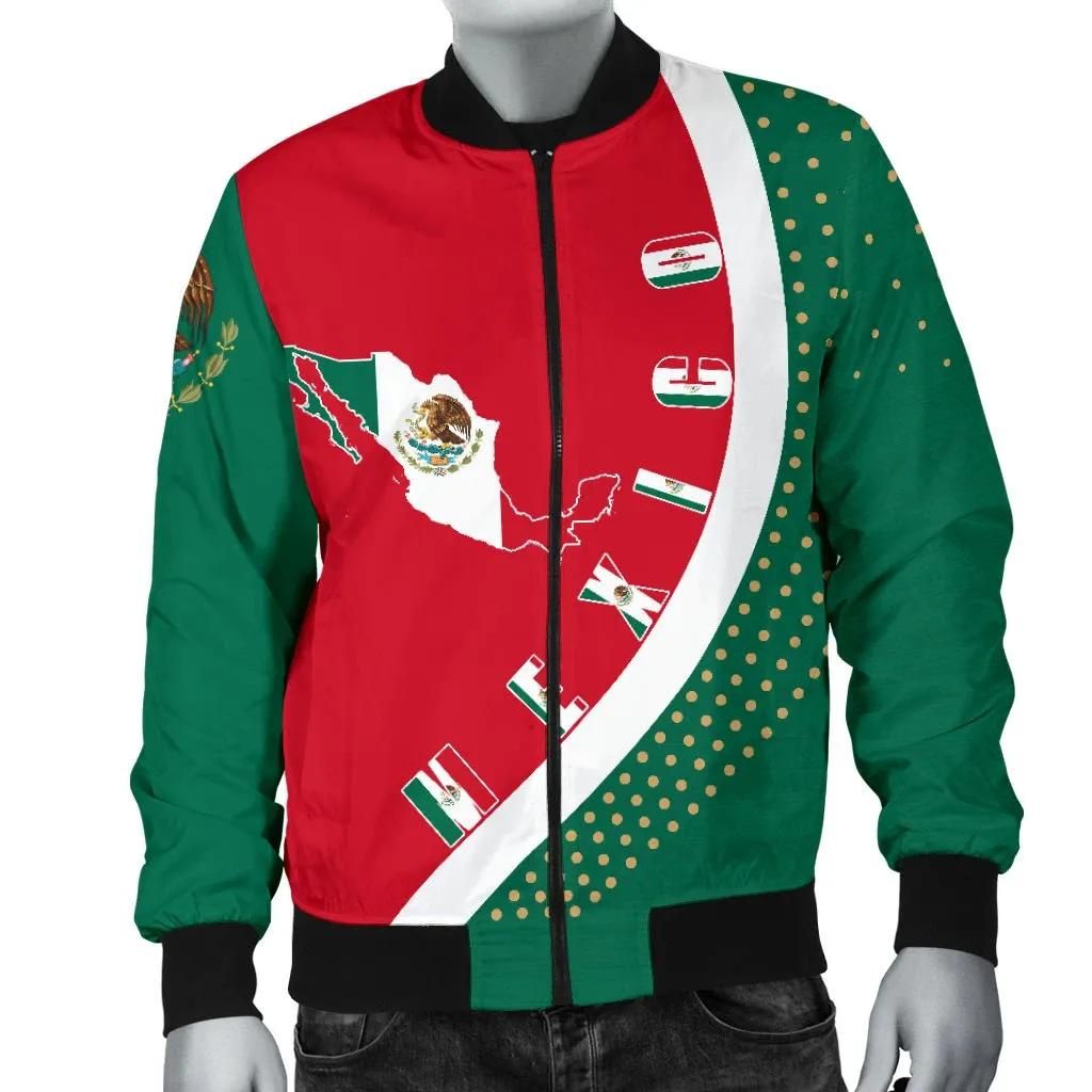 Mexico Men's Bomber Jacket Map Generation II K7 Bomber Jacket Mexico Men's Bomber Jacket Map Generation II K7 Bomber Jacket