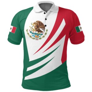 Mexico Polo Shirt Coat Of Arms BinCjou A15