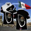Mexico Pride National Emblem Eagle Personalized Polo Shirt Nhd