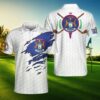 Michigan Flag Golfer Unisex Polo Shirt