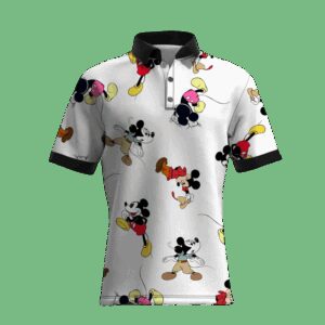 Mickey Mouse Disney Full Over Print Polo Shirt