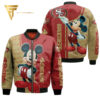 Mickey Mouse San Francisco 49Ers Full Printing Bomber Jacket