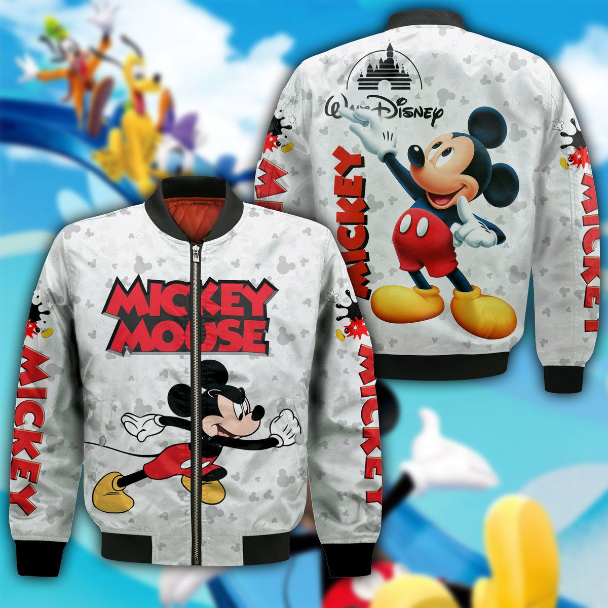 Mickey Mouse Walt Disney 3D Bomber Jacket Mickey Mouse Walt Disney 3D Bomber Jacket