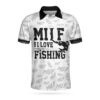 Milf Man I Love Fishing American Angler Polo Shirt #V