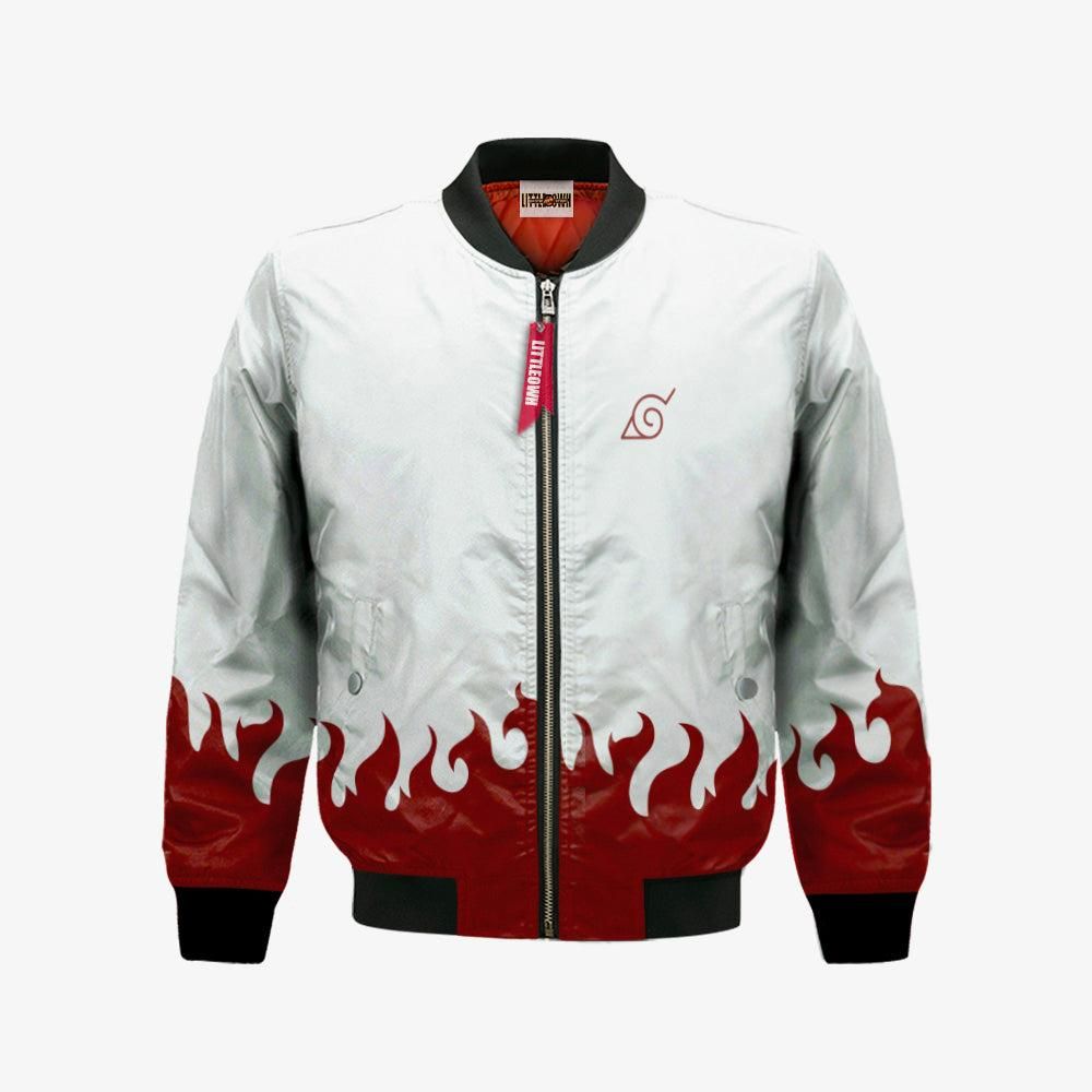 Minato Namikaze Bomber Jacket Custom Anime Cosplay Costumes Bomber Jacket Minato Namikaze Bomber Jacket Custom Anime Cosplay Costumes Bomber Jacket