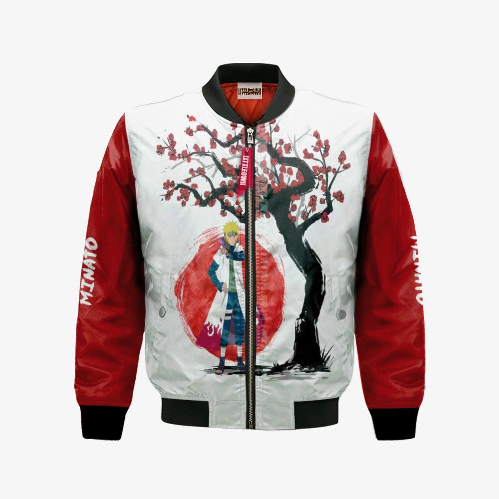 Minato Namikaze Bomber Jacket Custom Nrt Ninja Under The Sun Cosplay Costumes Bomber Jacket Minato Namikaze Bomber Jacket Custom Nrt Ninja Under The Sun Cosplay Costumes Bomber Jacket