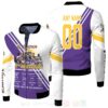 Minesota Vikings 60Th Anniversary 1960 2020 Personalized 3D Bomber Jacket