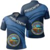 Minnesota Coat Of Arms Polo Shirt Cricket Style J5W