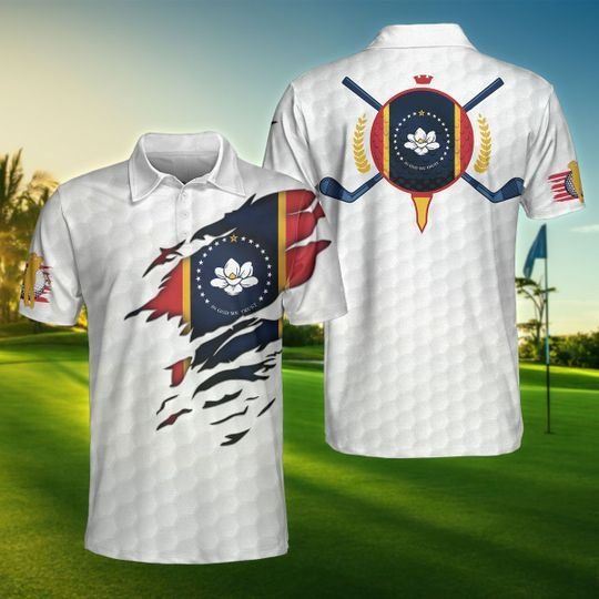 Mississippi Flag Golfer Unisex Polo Shirt Mississippi Flag Golfer Unisex Polo Shirt
