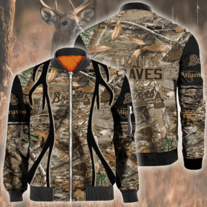 Mlb Atlanta Braves Hunting Bomber Jacket