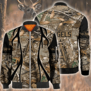 Mlb Los Angeles Angels Hunting Bomber Jacket