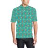 Monkey Banana Design Themed Print Men Polo Shirt