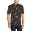 Monkey Pattern Print Design 02 Men Polo Shirt
