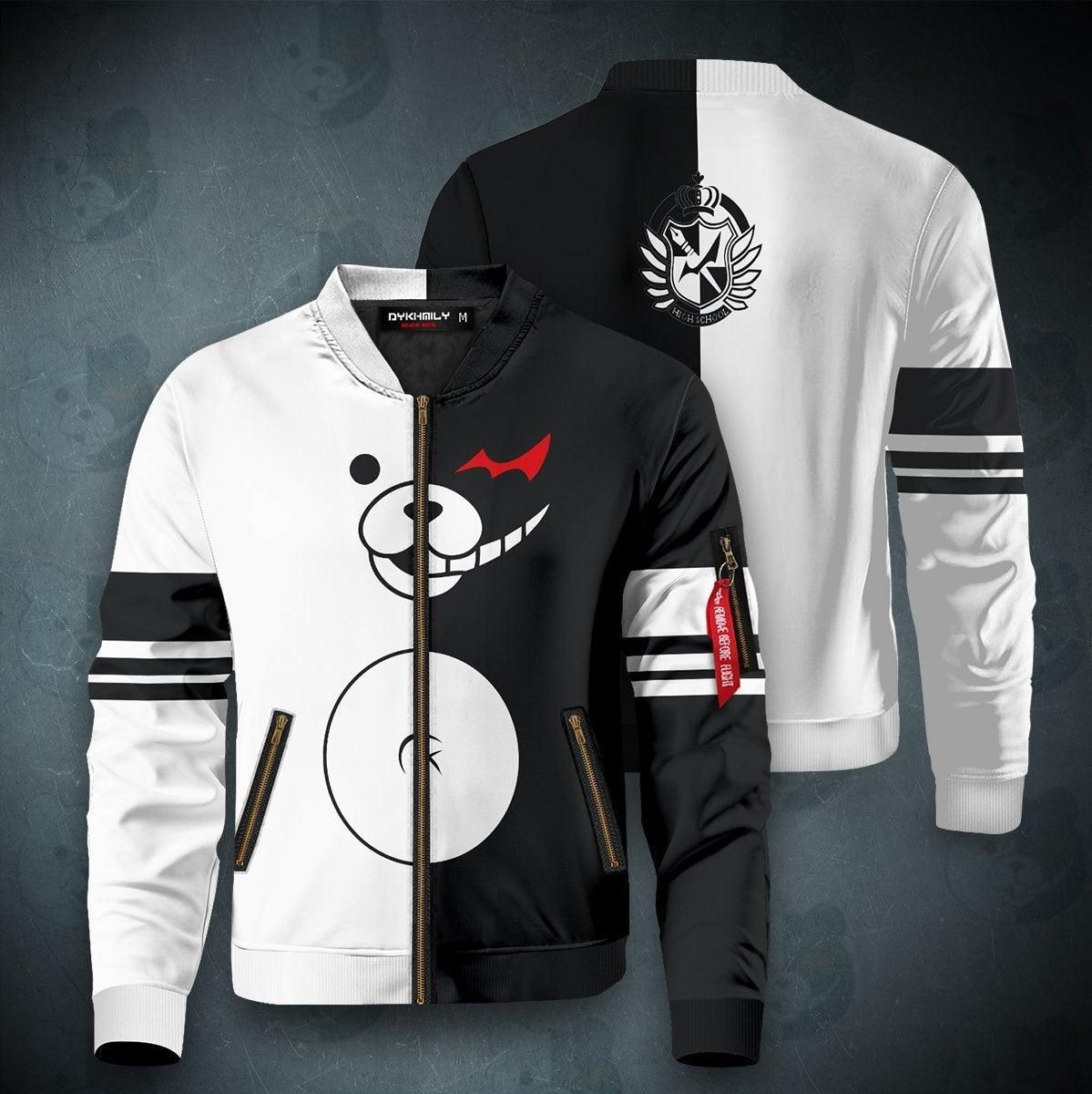 Monokuma Danganronpa Bomber Jacket Monokuma Danganronpa Bomber Jacket