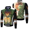 Mononoke san with painted face Wolf Girl Beautiful Princess Mononoke Fans Gift Bomber Jacket