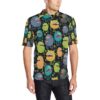 Monster Pattern Print Design 01 Men Polo Shirt
