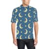 Moon Night Pattern Print Design 03 Men Polo Shirt
