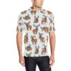 Moose Cute Pattern Print Design 01 Men Polo Shirt