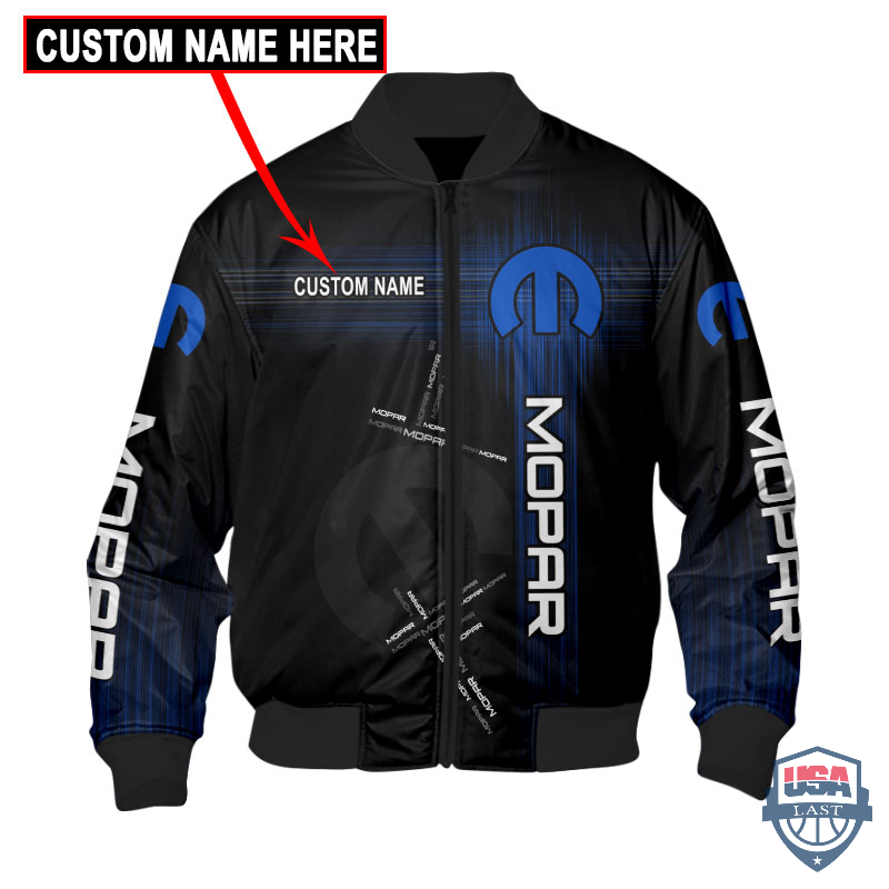 Mopar Flash Custom Name Bomber Jacket Mopar Flash Custom Name Bomber Jacket