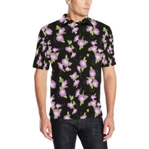 Morning Glory Pattern Print Design Mg02 Men Polo Shirt