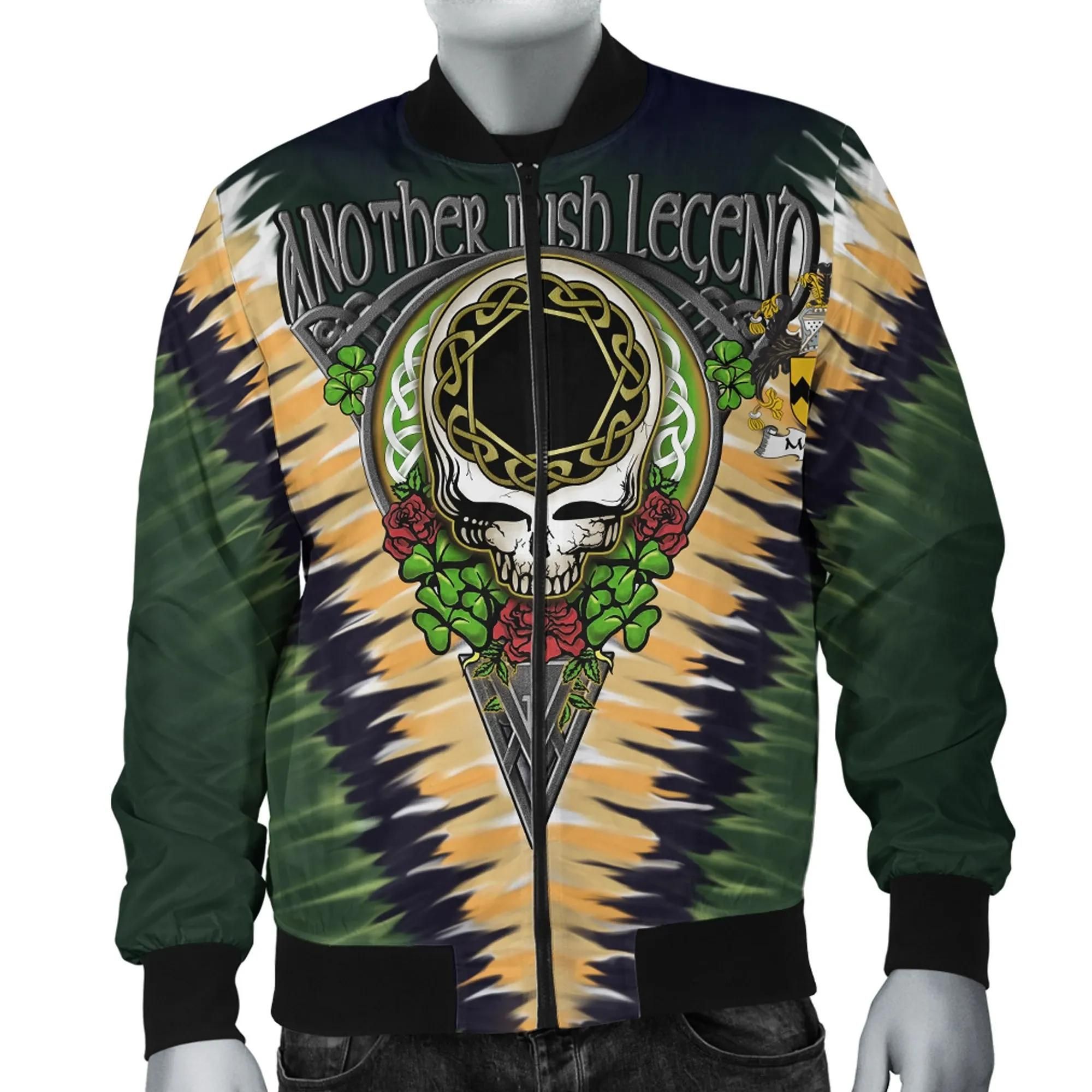 Morrissey Ireland Bomber Jacket - GD Irish Legend Shamrock V Tie-Dye A7 Bomber Jacket Morrissey Ireland Bomber Jacket - GD Irish Legend Shamrock V Tie-Dye A7 Bomber Jacket