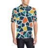 Mosaic Pattern Print Design 02 Men Polo Shirt