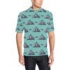 Mountain Pattern Print Design 01 Men Polo Shirt