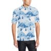 Mountain Pattern Print Design 03 Men Polo Shirt