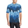 Mountain Pattern Print Design 04 Men Polo Shirt