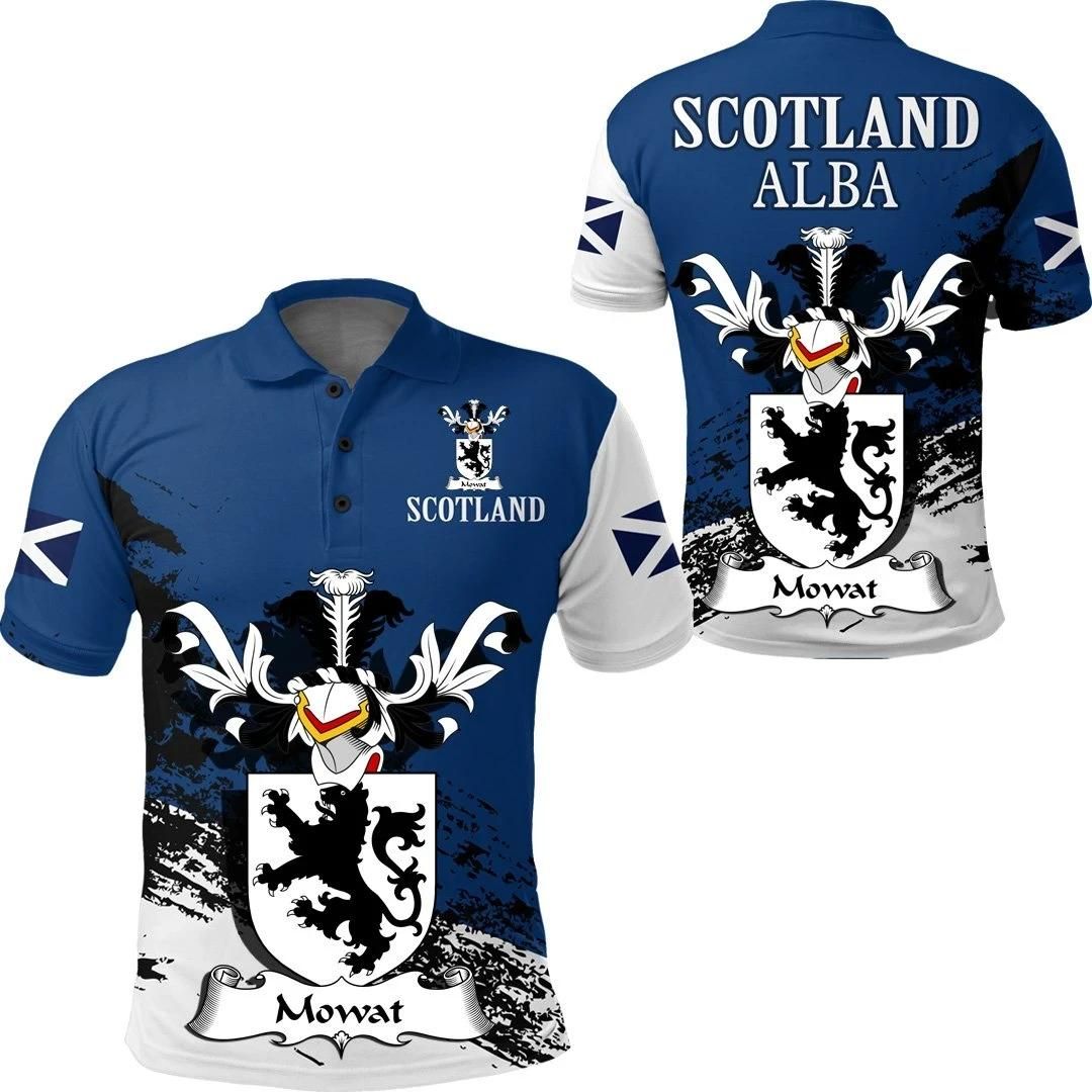 Mowat Scottish Family Crest Scotland Special Polo Shirt - Golf Shirt A7 Mowat Scottish Family Crest Scotland Special Polo Shirt - Golf Shirt A7