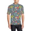 Mushroom Pattern Print Design A03 Men Polo Shirt