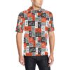 Music Note Design Themed Print Men Polo Shirt