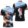 My Hero Academia Todoroki Shouto Fire Ice Together Power For Fan Polo Shirt