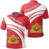 Myanmar Coat Of Arms Polo Shirt Cricket Style J5W