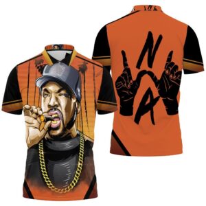 N.W.A Ice Cube Rapper Polo Shirt All-Over Print