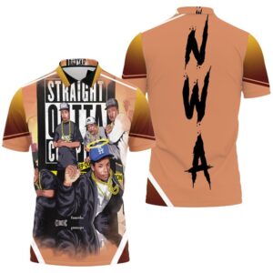 N.W.A Members Straight Outta Compton Polo Shirt All-Over Print