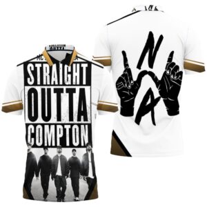 N.W.A Straight Outta Compton Polo Shirt All-Over Print