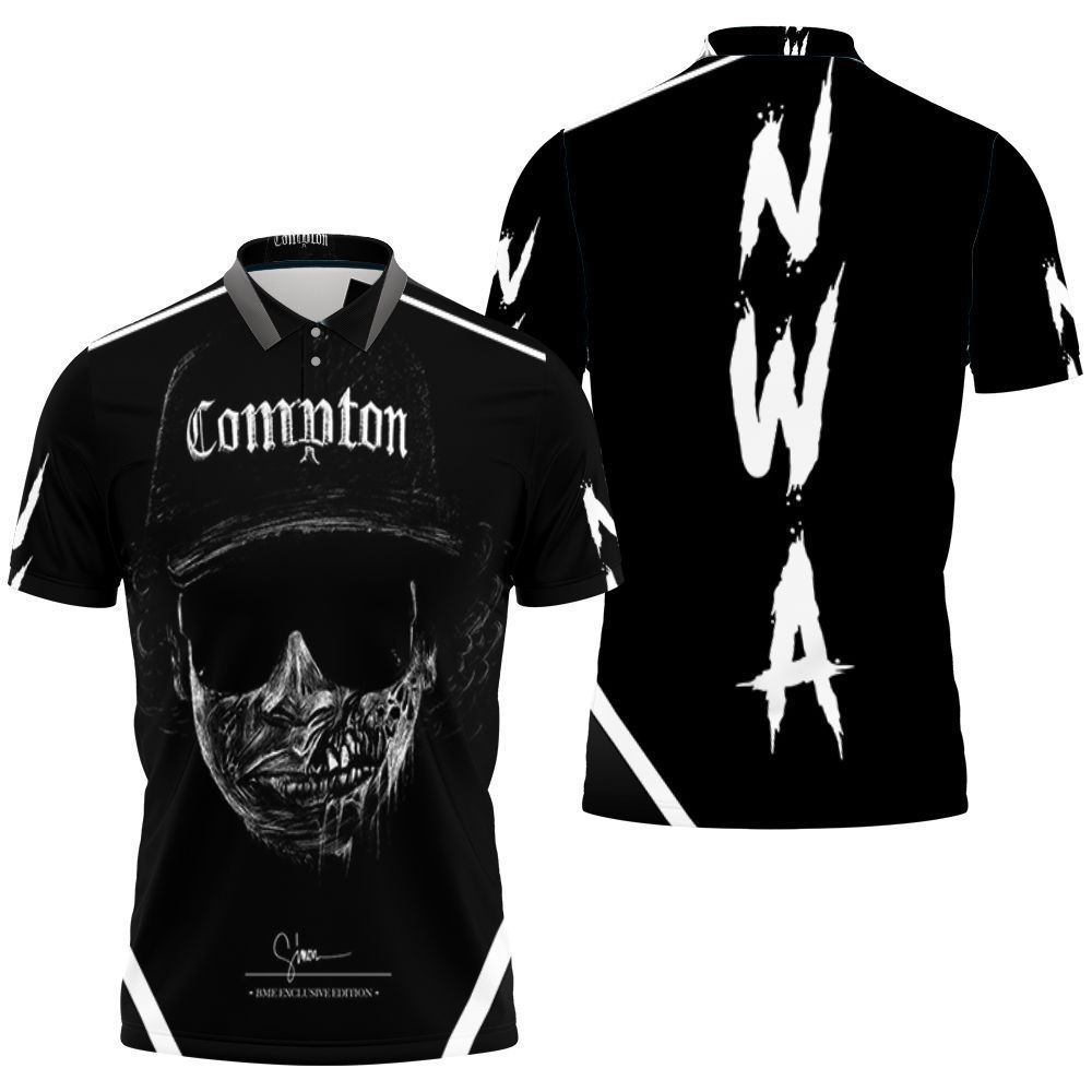 N.W.A. Eazy E Zombie Polo Shirt All-Over Print N.W.A. Eazy E Zombie Polo Shirt All-Over Print