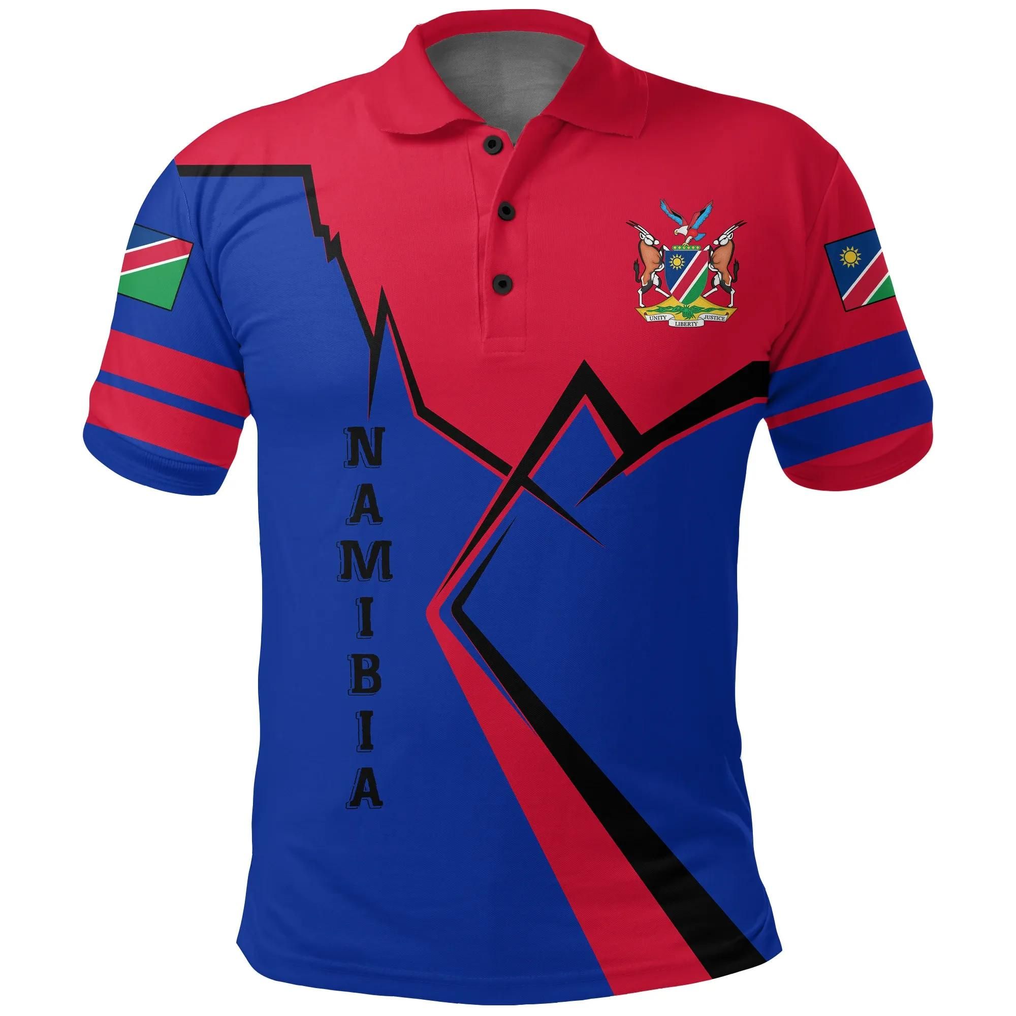 Namibia Polo Shirt Lightning A02 Namibia Polo Shirt Lightning A02