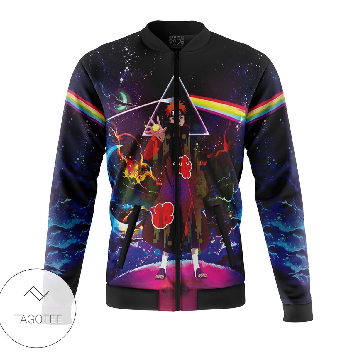 Naruto Akatsuki Astral Led Pain Casual Bomber Jacket Naruto Akatsuki Astral Led Pain Casual Bomber Jacket